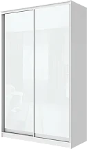 2-х дверный шкаф-купе с цветной пленкой Белый №10 2300 1500 420